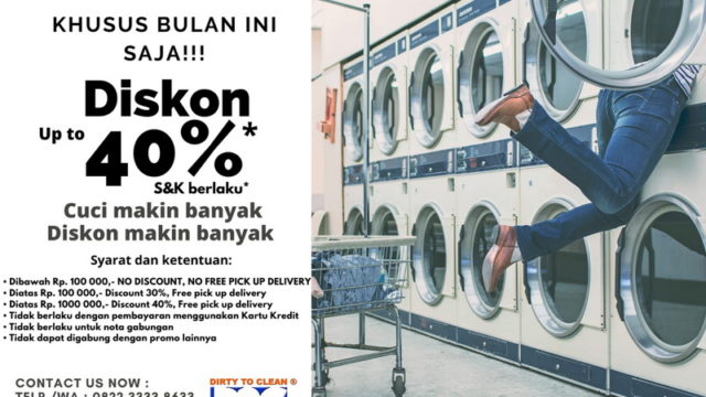 Promo Laundry Surabaya Diskon 40%, Hanya Selama November!