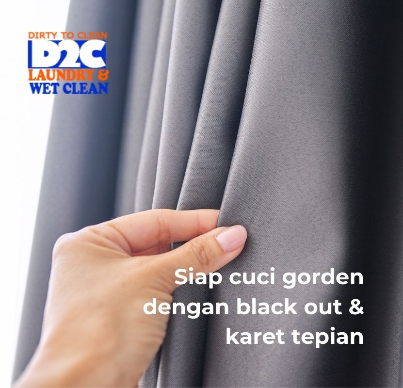 cuci gorden cuci black out laundry gorden surabaya