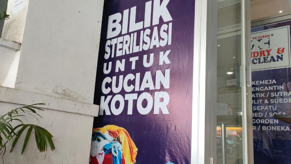 Ozon Sterile Box untuk laundry steril